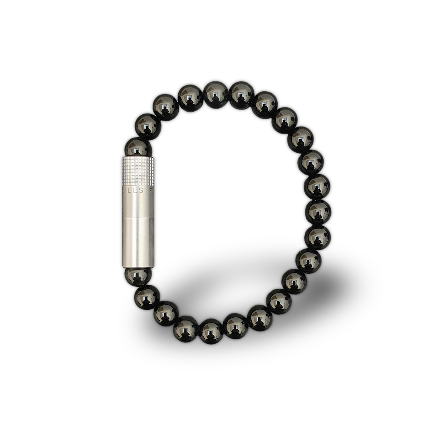 Punch Bracelet - SOLO STEEL ONYX